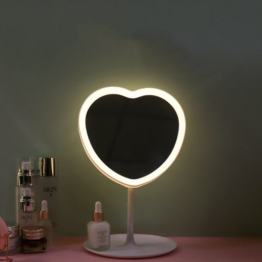 LED Heart Mirror